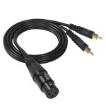 Lbgwp60 - câble séparateur 3 broches xlr a 2 rca y, double pr rca déséquilibrée vers connecteur de câble ... Lbgwp60 - câble séparateur 3 broches xlr a 2 rca y, double pr rca déséquilibrée vers connecteur de câble ...
