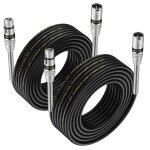 Lbgwp60 - cable xlr 10m, 2 paquet ressort métallique sr design cable microphone xlr male femelle compatible ... Lbgwp60 - cable xlr 10m, 2 paquet ressort métallique sr design cable microphone xlr male femelle compatible ...