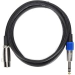 Lbgwp60 - cble xlr femelle a 1 / 4 pouce trs (6, 35 mm), cble d'interconnexion de signal symtrique ...
