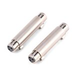 Lbgwp60 - connecteur xlr femelle, 2 pièces xlr femelle a femelle connecteur adaptateur de microphonepour ... Lbgwp60 - connecteur xlr femelle, 2 pièces xlr femelle a femelle connecteur adaptateur de microphonepour ...