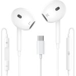 Lbgwp60 - couteurs usb c pour iphone, iphone 16, ecouteurs avec cble, microphone et tlcommande, rduction ...