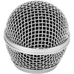 Lbgwp60 - grille de microphone, grille en maille a tte sphrique de microphone en mtal intgre en ...