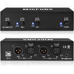 Lbgwp60 - mc2 alimentation fantme 2 canaux 48 v avec cble audio 3, 5 mm pour connecter l'interface ...
