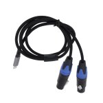 Lbgwp60 - micro usb c vers double xlr femelle cble audio pour enregistrement karaok home audio (1 m) ...