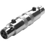 Lbgwp60 - mini xlr 3 broches plaqu� or - rallonge de microphone - connecteur mini xlr femelle vers mini ...