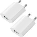 Lbgwp60 - pr usb secteur 2 pack embout chargeur pour iphone, samsung xiaomi lg smartphones, iwatch, appareils ... Lbgwp60 - pr usb secteur 2 pack embout chargeur pour iphone, samsung xiaomi lg smartphones, iwatch, appareils ...