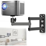 Lbgwp60 - support mural pliable pour projecteur - rglable - pivotant a 360 - support mural universel ...