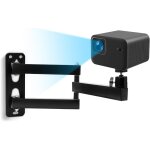Lbgwp60 - support mural pour projecteur, pliable, rotatif a 360, angle rglable, support de plafond en ...