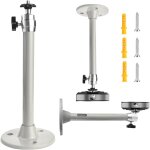 Lbgwp60 - support mural universel pour projecteur de plafond - support mural rotatif a 360 en aluminium ...