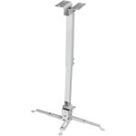 Sjzg - support de plafond pour projecteur, pivotant a 360, inclinaison a 15 avec rallonge de 430 a 650 ...