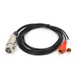 Lbgwp60 - xlr vers 2 x phono rca adaptateur y splitter câble de raccordement, 1 xlr femelle 3 broches ... Lbgwp60 - xlr vers 2 x phono rca adaptateur y splitter câble de raccordement, 1 xlr femelle 3 broches ...