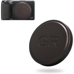 Lc - gr3 capuchon d'objectif en mtal pour appareils photo ricoh gr iiix hdf, gr iiix, gr iii hdf, gr ...