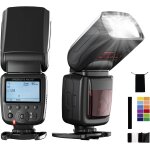Lcd flash speedlite pour canon nikon sony pana olympus fujifilm pentax sigma minolta leica et d'autres ...