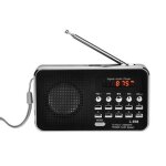 Lecteur audio mp3 radio fm rom 32 go noir yonis