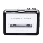 Lecteur de cassette baladeur usb, convertisseur de musique audio  mp3, sauvegarde de fichier mp3 sur ...