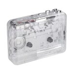Lecteur de cassette � coque enti�rement transparente, plug and play, convertisseur de signal de bande, ...
