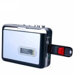 Lecteur de cassette portable, enregistreur de musique audio autonome, convertisseur de cassette vers ...