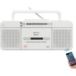 Lecteur de cassettes avec radio st�r�o usb / bluetooth / am / fm, enregistreur de microphone int�gr�, ...
