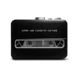 Lecteur de cassettes usb portable, haut - parleur, plusieurs m�thodes d'alimentation, num�rise la cassette ...