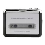Lecteur de cassette usb vers pc, ancien convertisseur de format mp3, enregistreur audio, baladeur de ...