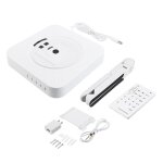 Lecteur cd bluetooth mural boitier audio domestique portable avec t�l�commande radio fm haut - parleurs ...