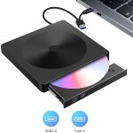 Lecteur cd - dvd externe, graveur et lecteur cd - rw / vcd - rw à double port usb 3. 0 type c ultra - ... Lecteur cd - dvd externe, graveur et lecteur cd - rw / vcd - rw à double port usb 3. 0 type c ultra - ...
