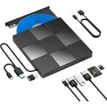 Lecteur cd dvd externe, graveur usb 3. 0 et type - c avec lecteur de carte sd / tf et de usb, lecteur ... Lecteur cd dvd externe, graveur usb 3. 0 et type - c avec lecteur de carte sd / tf et de usb, lecteur ...