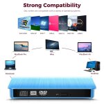 Lecteur cd / dvd externe usb 3. 0 bleu