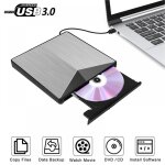 Lecteur cd / dvd externe usb 3. 0 portable , noir