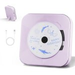 Lecteur cd multifonction avec bluetooth, support amovible, deux haut - parleurs, batterie 2000 mah, lavande ... Lecteur cd multifonction avec bluetooth, support amovible, deux haut - parleurs, batterie 2000 mah, lavande ...
