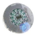 Lecteur cd portable bluetooth, haut - parleur transparent, baladeur musical avec cran lcd, lecteur cd ...