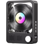 Lecteur cd portable, chane hifi bluetooth lecteur musique pour voiture, tlcommande, cran lcd, longue ...