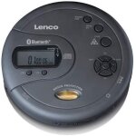 Lecteur cd portable mp3 bluetooth antichoc noir Lecteur cd portable mp3 bluetooth antichoc noir