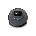 Lecteur cd portable avec radio dab + / fm et bluetooth lenco noir
