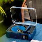 Lecteur cd stro portable sans perte, bluetooth bidirectionnel, haut - parleurs intgrs, lecture audio ...