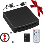 Lecteur cd pour voiture avec carplay sans fil intgr et adaptateur android auto cd / dvd externe pour ...