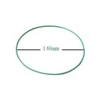 Lecteur de disque vinyle a ceinture colore, section ronde, accessoires de phonographe, bande, lecteur ...