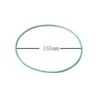 Lecteur de disque vinyle a ceinture colore, section ronde, accessoires de phonographe, bande, lecteur ...