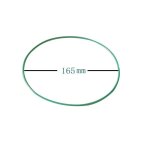 Lecteur de disque vinyle a ceinture colore, section ronde, accessoires de phonographe, bande, lecteur ...