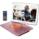 Lecteur dvd portable 14 pouces avec contr�leur remore, batterie rechargeable haute r�solution, lecteur ...