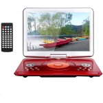 Lecteur dvd portable 14 pouces avec contr�leur remore, batterie rechargeable haute r�solution, lecteur ...