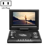 Lecteur dvd portable - 7, 8 pouces, usb, sd / mmc, fonction de jeu - prise us