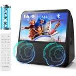 Lecteur dvd portable bluetooth, 4000mah rechargeable lecteur dvd region free pour voiture avec haut - ...