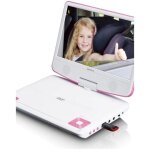 Lecteur dvd portable ecran 9'' dvd - r / rw, dvd + r, cd + casque usb + t�l�commande + support