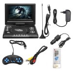 Lecteur dvd portable pour la maison et la voiture, tv, hd, vcd, cd, mp3, hd, lecteur evd avec fonction ...