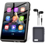 Lecteur mp3 128gb bluetooth 5. 3, 2. 4  plein ecran tactile lecteur mp3 portable, haut - parleurs haute ...
