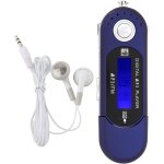 Lecteur mp3 32 go compact et portable bleu
