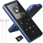 Lecteur mp3 32go bluetooth 5. 0, lecteur musical sans perte hifi baladeur portable haut - parleur hd ...