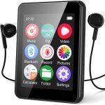 Lecteur mp3 de 64 go avec bluetooth 5. 3, cran tactile intgral de 2, 4 pouces, lecteur de musique portable ...