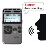 Lecteur mp3 8g, cran lcd rechargeable, audio numrique, enregistreur vocal dictaphone, pour les confrences, ...